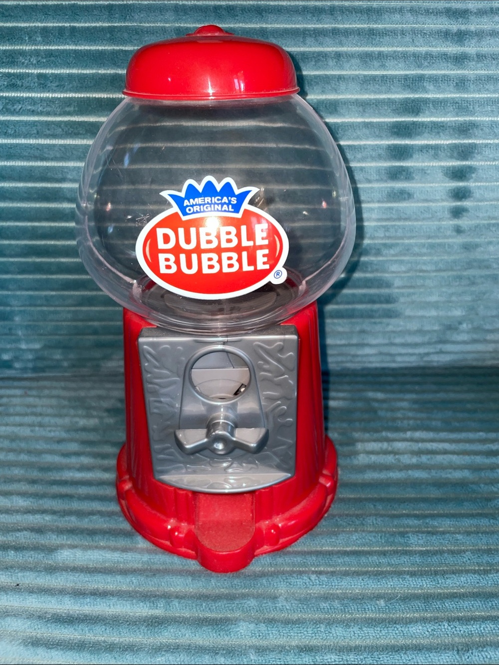 Dubble Bubble 8 1/2” Plastic Gumball Machine Candy Dispenser